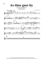 As Time Goes By Woodwind Ensemble scores gallery preview page 4