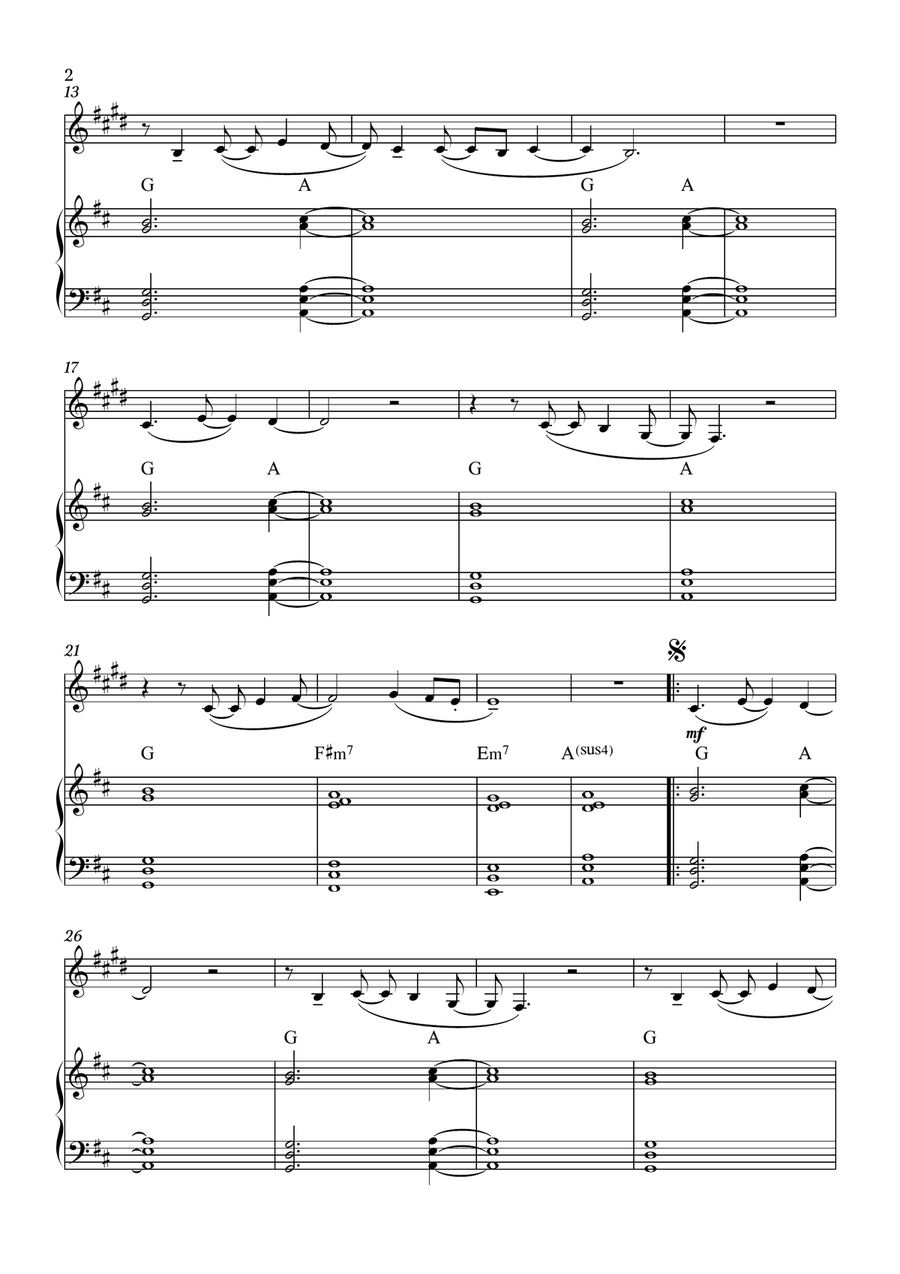 Human Nature by Michael Jackson B-Flat Clarinet - Digital Sheet Music page 2