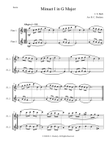 Minuet in G (Flute Duet)
