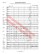 Declaration March Concert Band scores gallery preview page 4