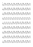 Tragedy Drum Set scores gallery preview page 3