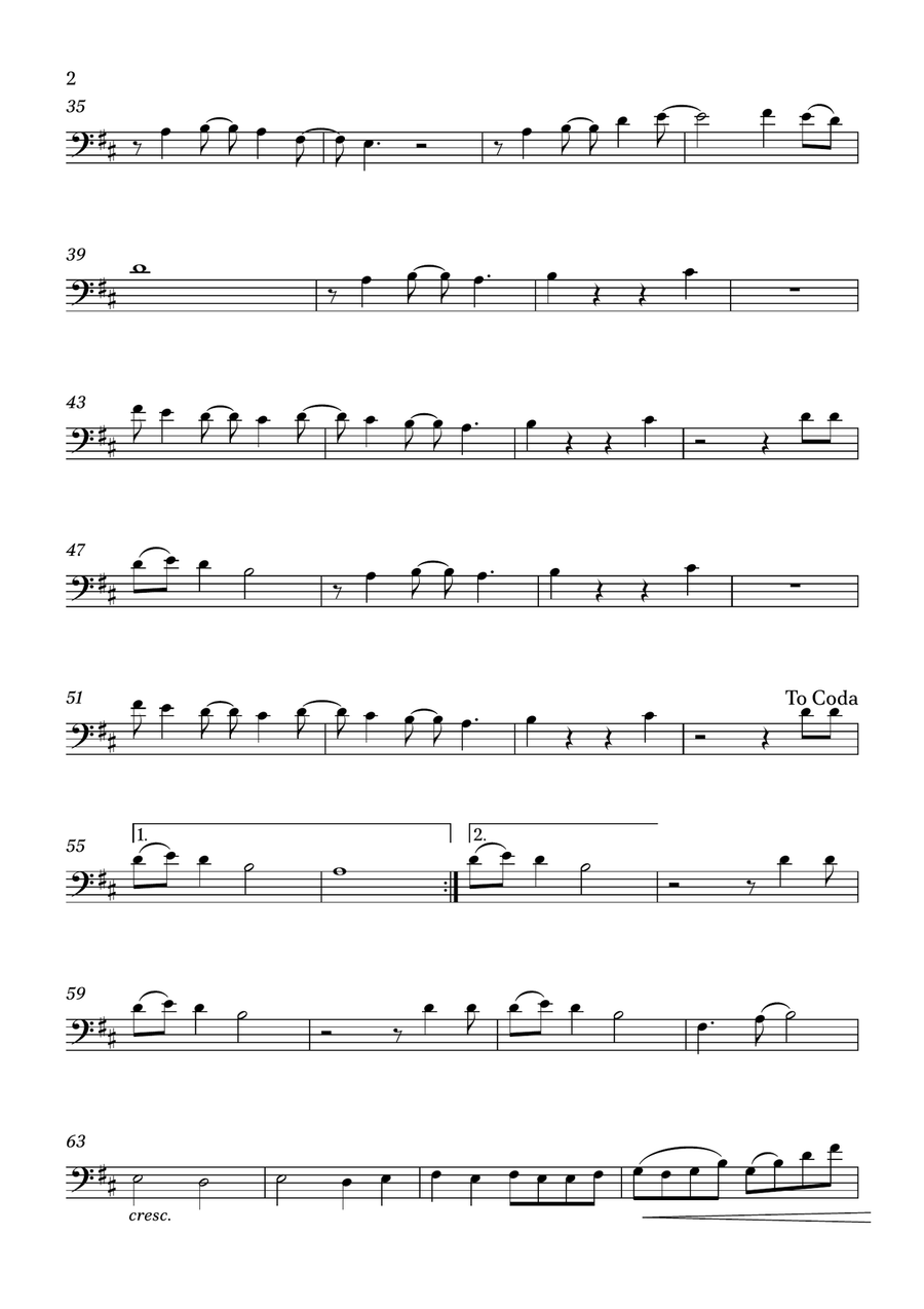Human Nature by Michael Jackson Double Bass - Digital Sheet Music page 2
