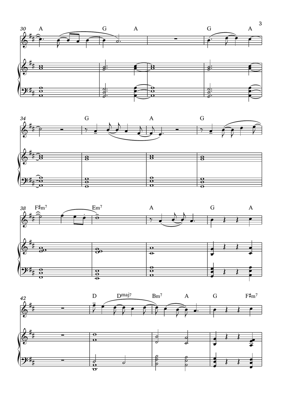 Human Nature by Michael Jackson Flute - Digital Sheet Music page 3