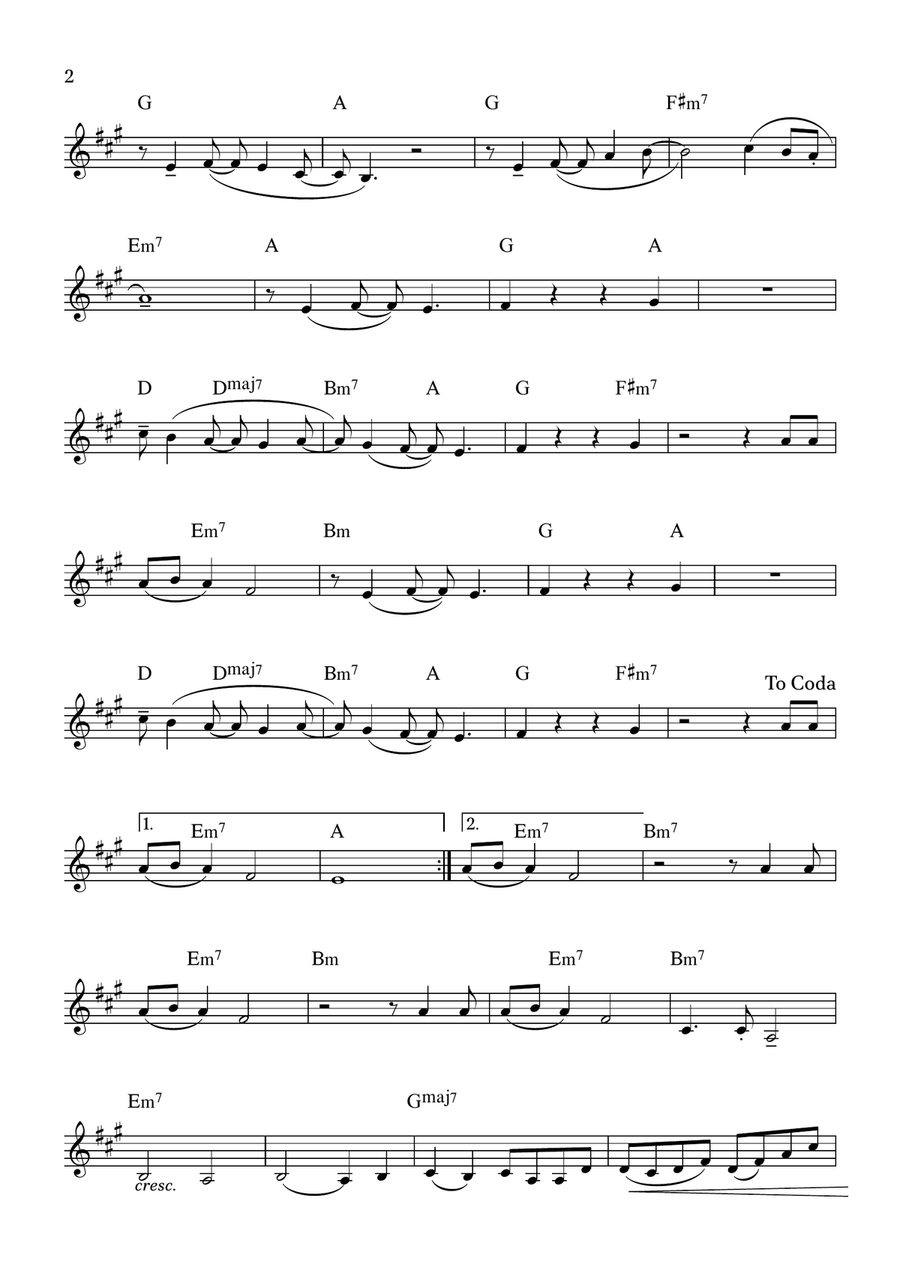 Human Nature by Michael Jackson Horn Solo - Digital Sheet Music page 2