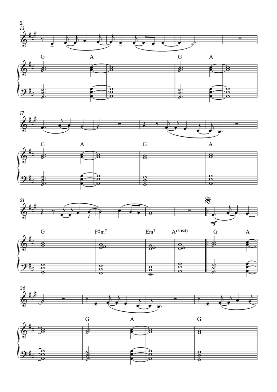 Human Nature by Michael Jackson Piano - Digital Sheet Music page 2