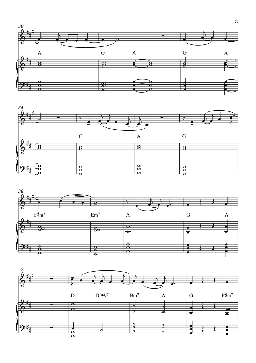 Human Nature by Michael Jackson Piano - Digital Sheet Music page 3