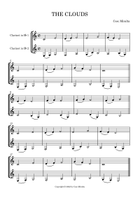 6 Clarinet Duets vol 2 Clarinet Duet scores gallery preview page 3
