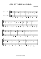 6 Clarinet Duets vol 2 Clarinet Duet scores gallery preview page 4
