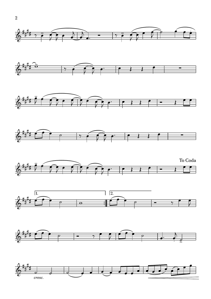 Human Nature by Michael Jackson B-Flat Trumpet - Digital Sheet Music page 2
