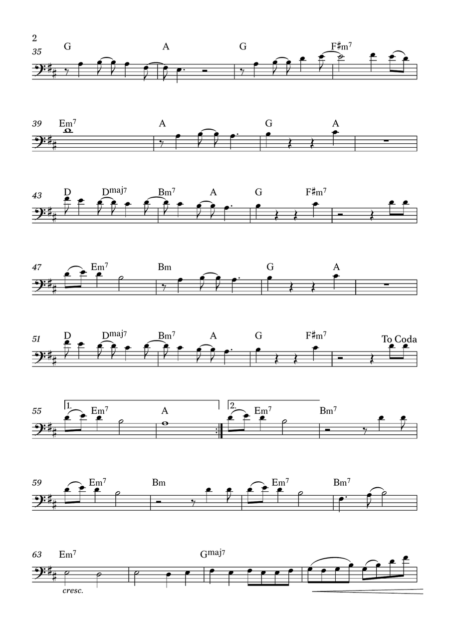 Human Nature by Michael Jackson Cello Solo - Digital Sheet Music page 2