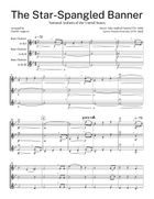 The Star-Spangled Banner for Woodwinds Trio Clarinet Trio scores gallery preview page 4