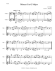 Minuet in G (Violin Duet)