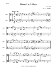 Minuet in G (Viola Duet)