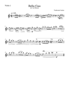 Bella Ciao - Strings Quartet - D minor String Quartet scores gallery preview page 3