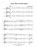 Every Time I Feel the Spirit - Flute Trio Flute Trio scores gallery preview page 3