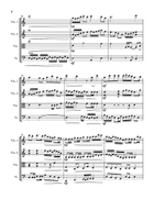 Cold Frosty Morning for String Quartet String Quartet scores gallery preview page 4