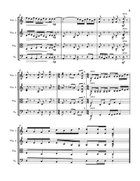 Cold Frosty Morning for String Quartet String Quartet scores gallery preview page 5