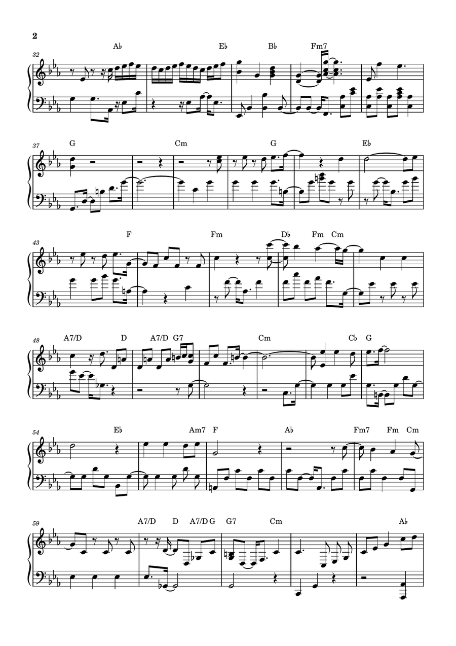 Embers in the Corridor Piano Solo - Digital Sheet Music page 2