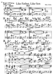 LIKE FATHER, LIKE SON - LEAD SHEET
