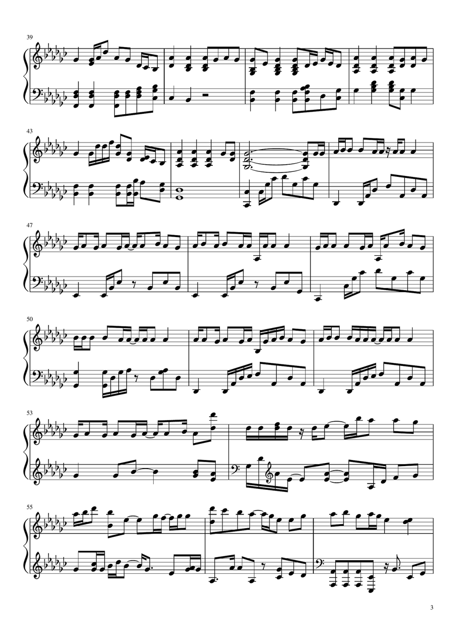 Damocles Easy Piano - Digital Sheet Music page 3