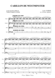 L. Vierne. CARILLON DE WESTMINSTER, Arr. for String Quartet
