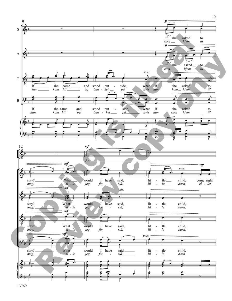 Little Child Divisi - Sheet Music page 5