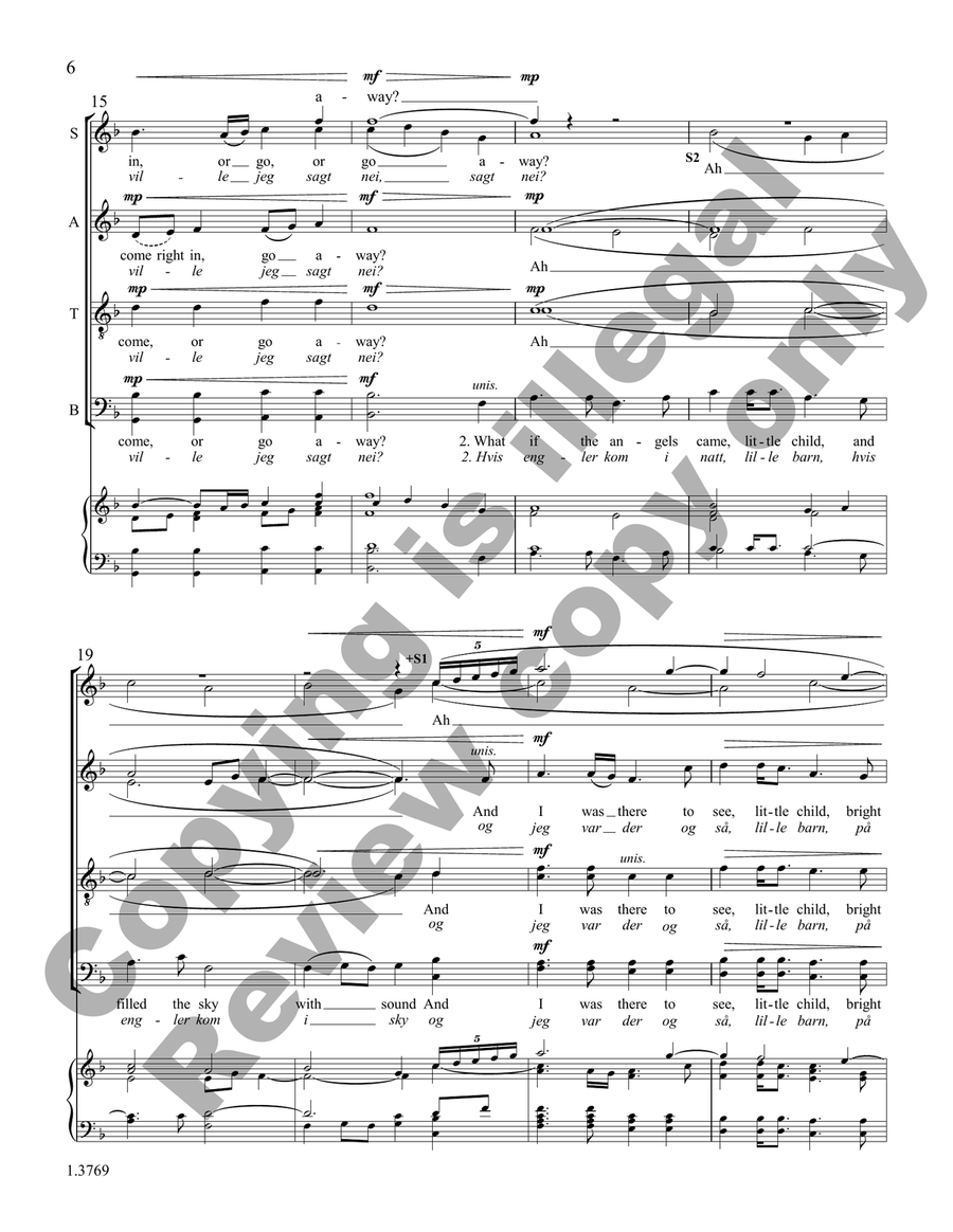 Little Child Divisi - Sheet Music page 6