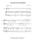 Go Out To All The World (2-part choir)