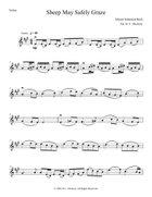 Sheep May Safely Graze (Violin and Cello Duet) String Duet scores gallery preview page 3