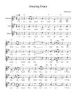 Amazing Grace (SAT - Key of G w/Chord Symbols)