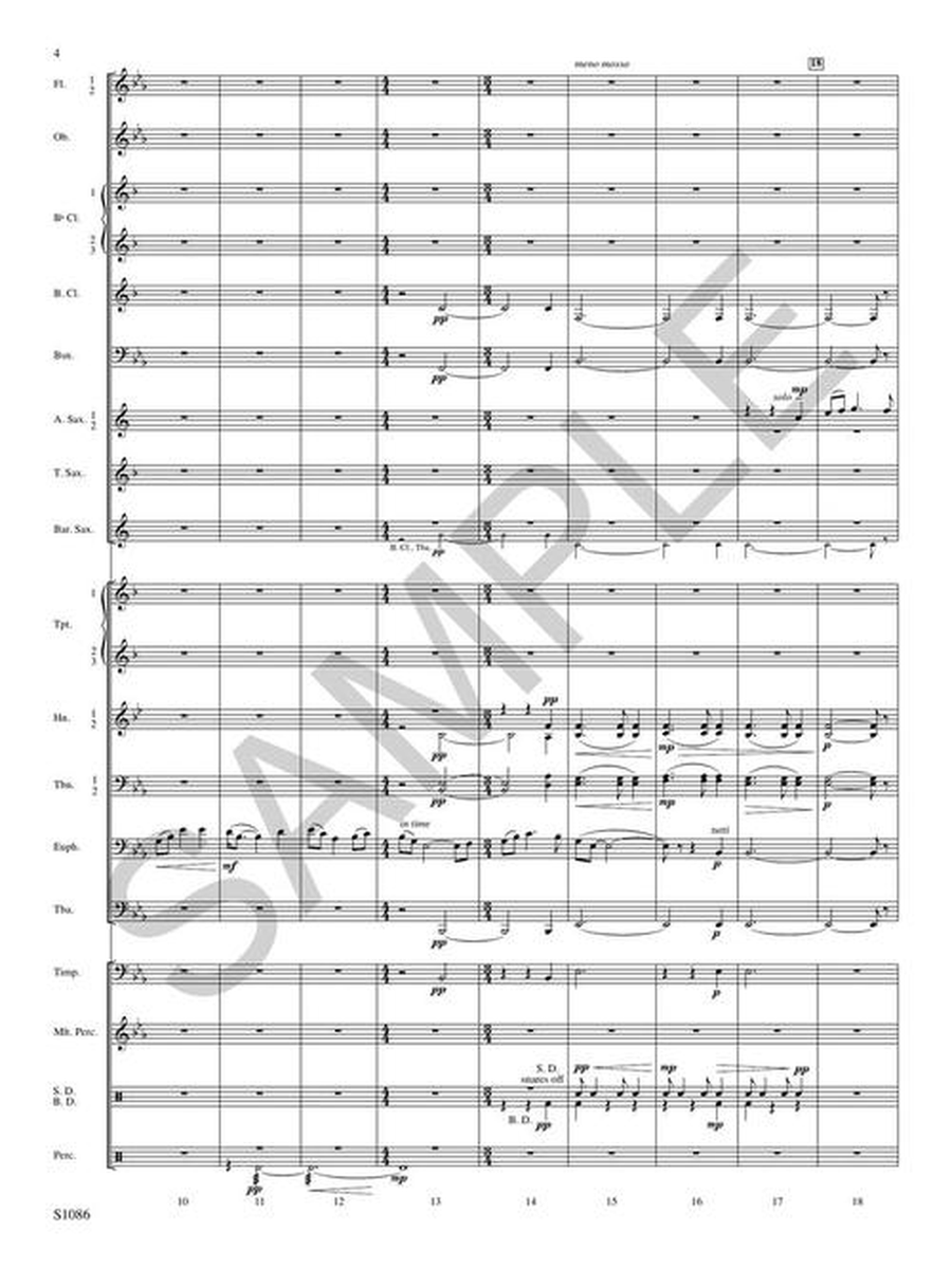 Fantasia on Barbara Allen by Traditional Concert Band - Sheet Music page 5