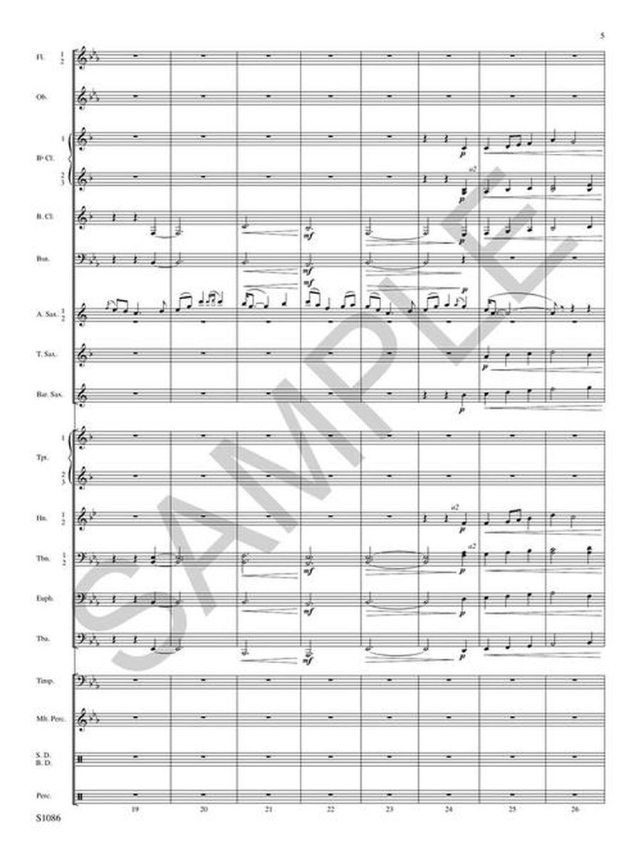 Fantasia on Barbara Allen by Traditional Concert Band - Sheet Music page 6