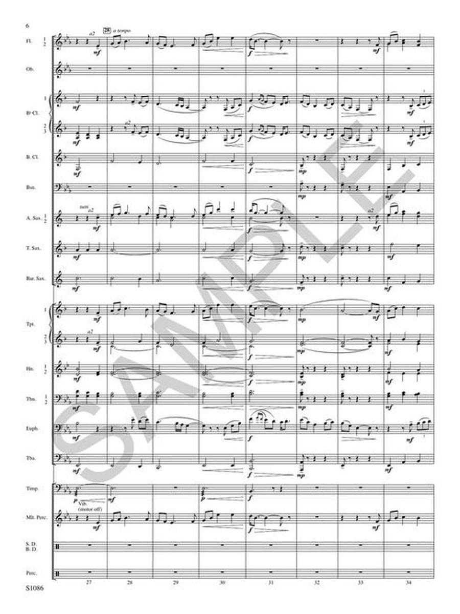 Fantasia on Barbara Allen by Traditional Concert Band - Sheet Music page 7