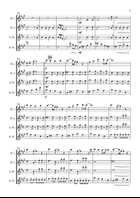 Eight Days A Week Flute Quartet scores gallery preview page 3