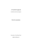 A Norfolk Song Book