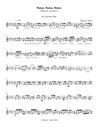 Notes, Notes, Notes Flute Solo scores gallery preview page 3