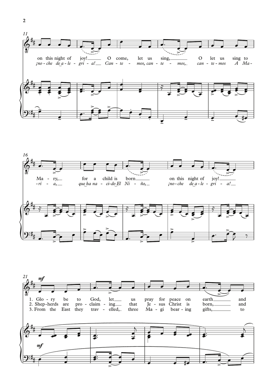 Cantemos a María Unison Choir - Digital Sheet Music page 2
