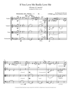If You Love Me Really Love Me (Hymne A L'amour) String Quartet scores gallery preview page 3
