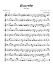 Bourrée BWV 996-5