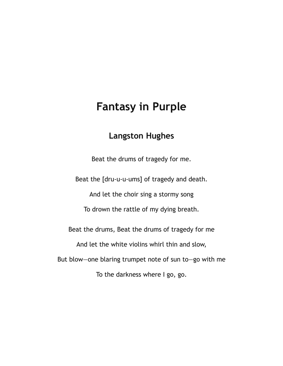 Fantasy in Purple by Florence Beatrice Price Chamber Music - Digital Sheet Music page 2
