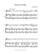 Fantasy in Purple Chamber Music scores gallery preview page 4