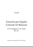 Vivaldi - Bassoon Concerto in C Major RV 477 (Bassoon and Piano + Bsn and BC Urtext parts)