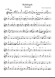 Hallelujah - Partitura melodia com cifra - Handel