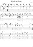 Bourre in E minor