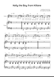Kelly the Boy from Killane - Voice with Piano in D Easy with Chords and Lyrics