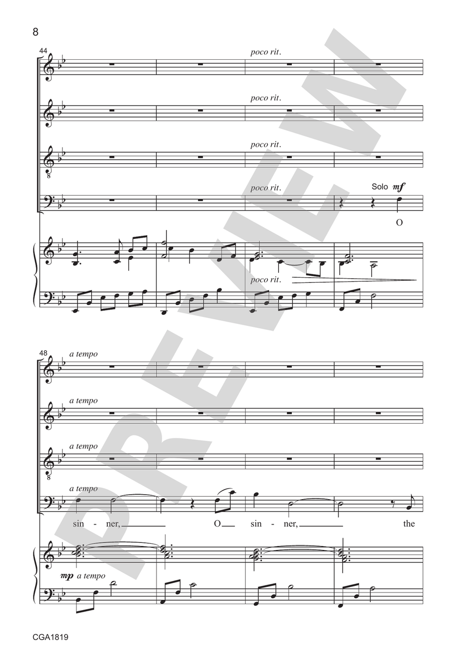 With What Shall I Come Before the Lord (SATB) 4-Part - Sheet Music page 6
