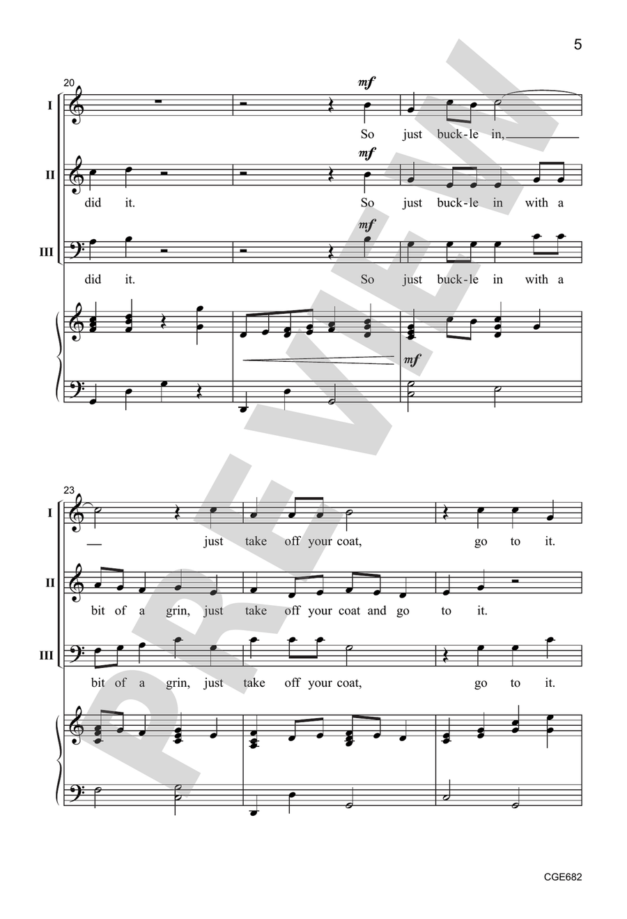 It Couldn't Be Done (Two-part) by Greg Gilpin 3-Part - Sheet Music page 4