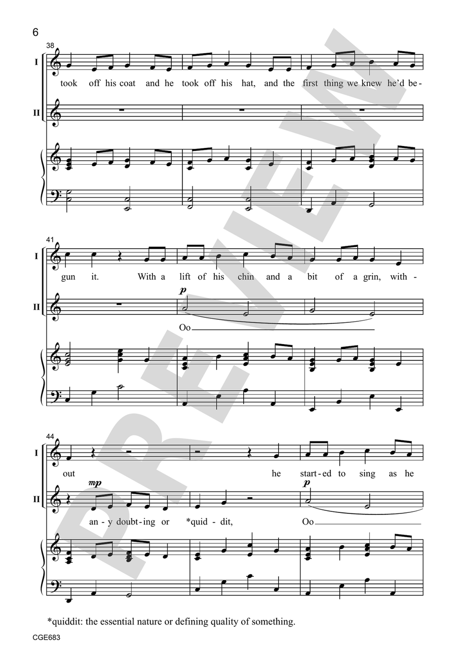 It Couldn't Be Done (Three-part Mixed) by Greg Gilpin 3-Part - Sheet Music page 5