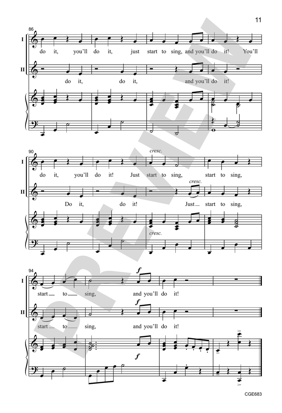 It Couldn't Be Done (Three-part Mixed) by Greg Gilpin 3-Part - Sheet Music page 8