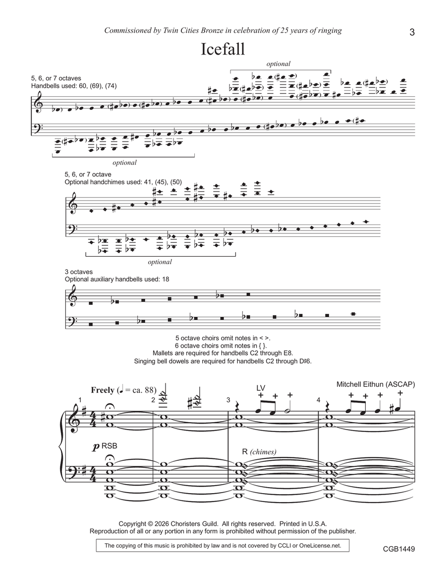 Icefall (5-7 Octaves) 3-Octaves - Digital Sheet Music page 3